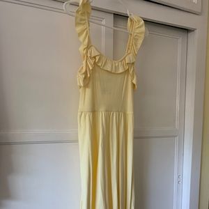 Pastel Yellow Size 6 H&M Women’s summer dress NWT